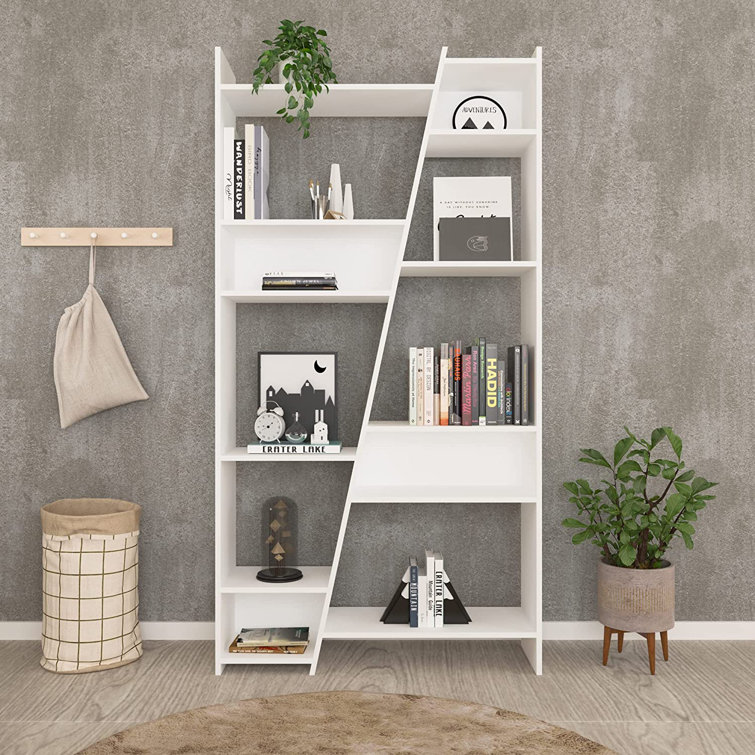 Wayfair store grey bookcase